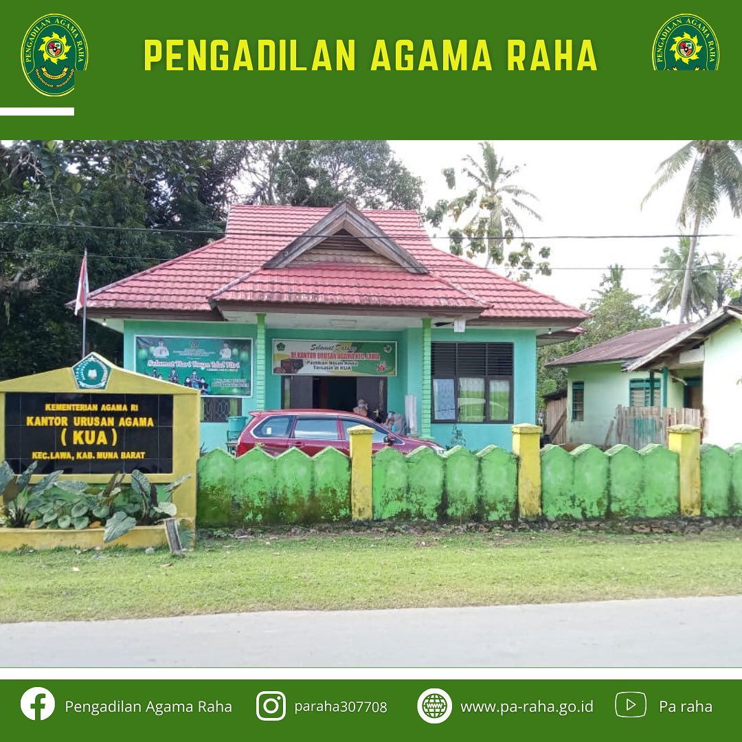 Pengadilan Agama Raha s Instagram post Kamis 10 06 2021 Pengadilan Agama Raha mengadakan sidang keliling di Kantor Urusan Agama KUA Kec. Lawa Kab. Muna Barat untuk CP8Ml32nKvY 1JPG